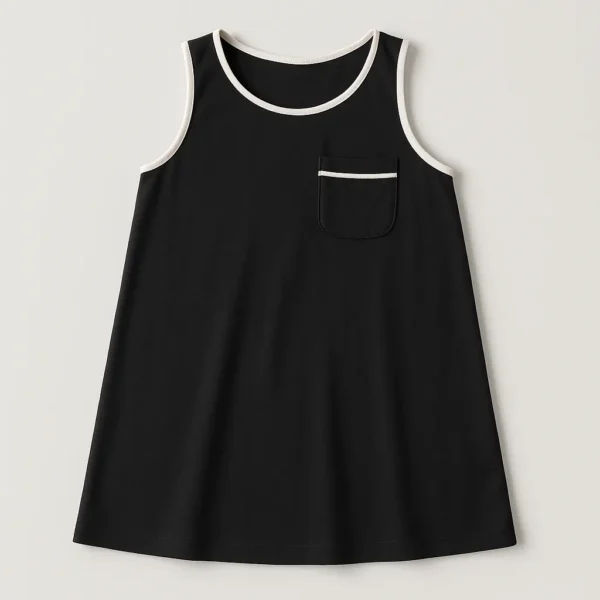 لباس خواب ساتن کد 104 با طراحی شیک و رنگ مشکی